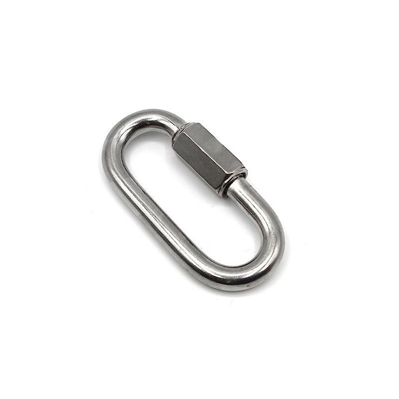 HEAVYTOOL Chain Quick Release M8 Chains Emergency Link Stainless Steel