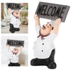 Chef Sculpture Raise Your Hands Welcome Resin France Cook Ornaments