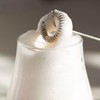Milchaufschäumer, ideal für Cappuccini, tragbar, leicht, aus ABS und Edelstahl,