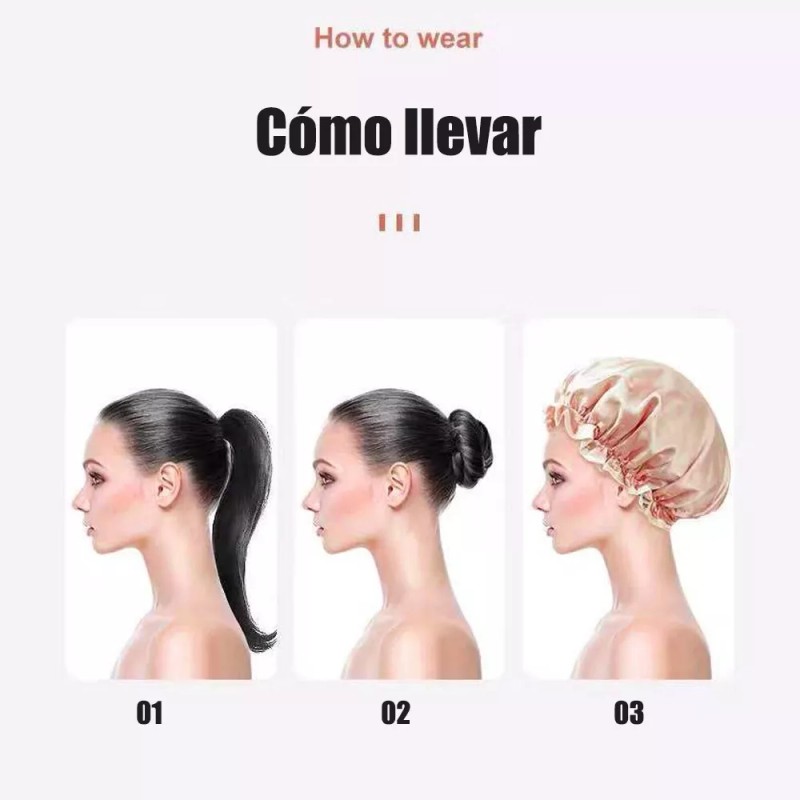 Coenii 5 Gorros De Baño Impermeable Ducha Mujere Doble Reutilizable