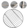 HEMOTON Stainless Steel Barbecue Round BBQ Grill Net/Mesh/Rack/Grate/Steam Mesh Cooking