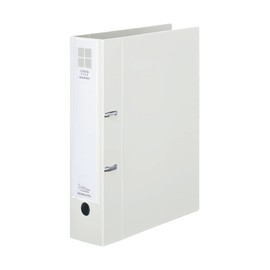 Kokuyo Smooth Style Fu-UDS450W D-Ring Binder, A4, 2 Rings, Holds 500 Sheets, Off-White