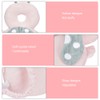 Baby Breathable Elastic Headrest Protective Pillow Infant Anti Fall Head