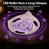 4 Pack Flea Traps for Inside Your Home,Dual Light Flea