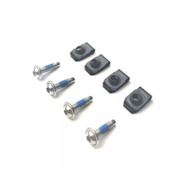 Jeep Hardware 8 pc Stainless Bumper End Cap Torx Bolts and U-Nuts Fits 1997 to 2006 Wrangler