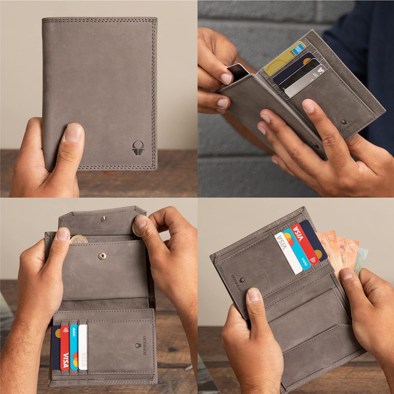 DONBOLSO Vienna Wallet I Large Leather Wallet for Men I