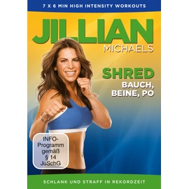 Jillian Michaels -Shred - Bauch, Beine, Po