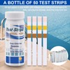 50pcs Water Hot Tub Test Strips, 3 In 1 Ph