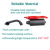 QYMOTO KT196 Go Kart Exhaust Pipe with Muffler Kit Performance