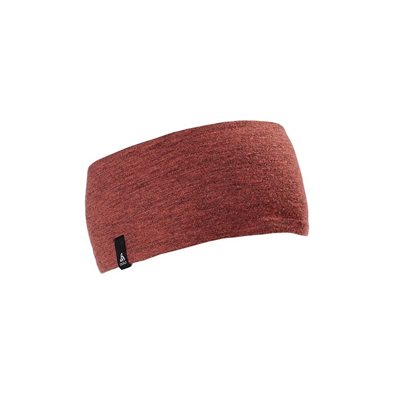 Odlo Unisex REVELSTOKE Performance Wool Headband, Ketchup Melange