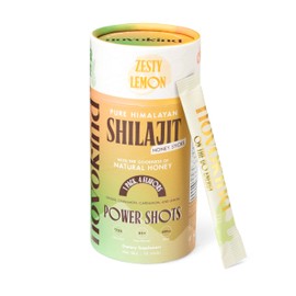 Novokind Pure Himalayan Shilajit Sticks with Honey | Discovery Set - Cardamom, Cinnamon, Ginger, Lemon | On-the-Go Natural Energy | 75%+ Fulvic Acid | 85+ Trace Minerals for Men & Women, Pack of 16
