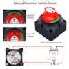 Battery Disconnect Switch, Gioyonil 12-48V Master Power Cut Shut Off