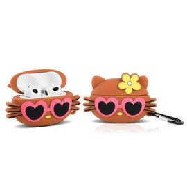 Case for AirPods 3rd Generation Earbuds, Suublg Silicone Cute Case Protective Shockproof Covers with Multiple Styles of Cartoon Characters Design for AirPods 3