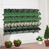 WANLECY Vertical Wall Planter with 30 Pots, Self Watering Vertical