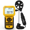 CFM Anemometer Digital Wind Gauge, Kethvoz HVAC Industrial Wind Meter