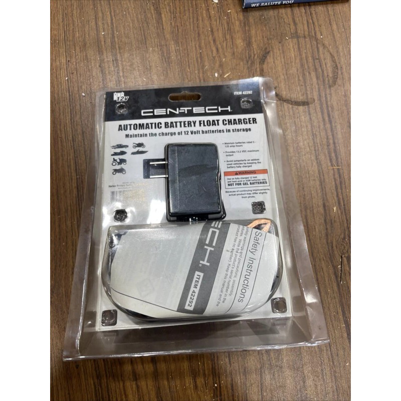 CEN-TECH AUTOMATIC 12 VOLT BATTERY Float CHARGER Harbor Freight Tools