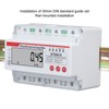 3 Phase 4 Wire Energy Meter LCD Display Multifunctional Button