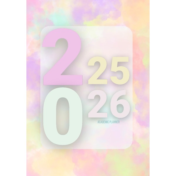 2025 26 Academic Planner: (August 2025–July 2026) | Weekly &