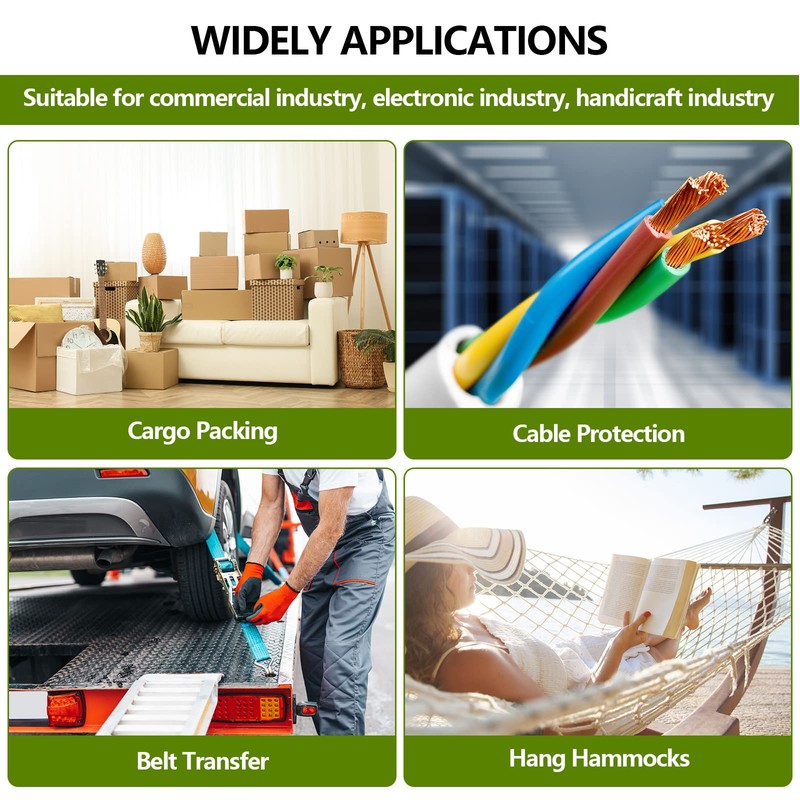 6000Lbs Mule Tape 2000ft X 1’’ Polyester Mule Webbing for