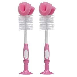 Dr. Brown's - Cepillo para biberón, Rosa, 2 Pack