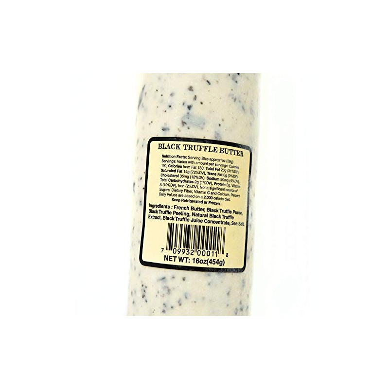 Fresh Black Winter Truffle French Style Butter - 1 lb