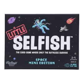 Ridley's Games A Little Selfish: Space Mini Edition - Strategy Games - Group Party Game - Travel Sized and Perfect for trips - Reach the ship before anyone else - Ages 8+ | 20 Minute Gameplay