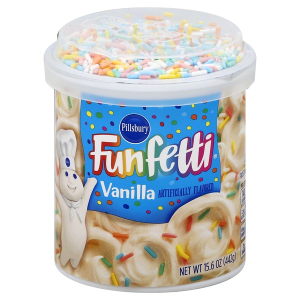 Pillsbury Funfetti Vanilla Frosting with Candy Bits 442g (15.06 OZ)