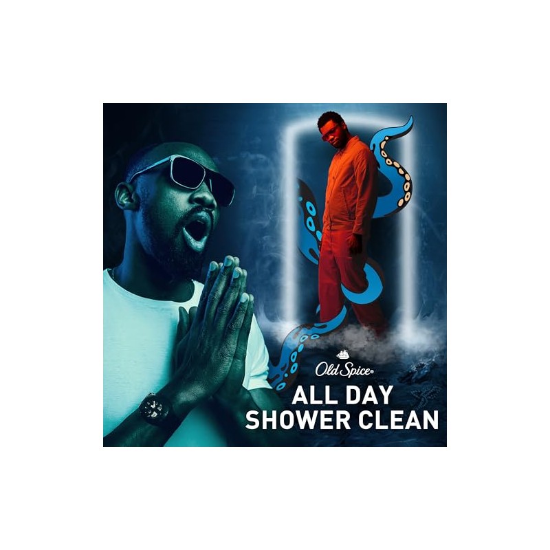 Old Spice Body Wash for Men, Krakengard, Long Lasting Lather,