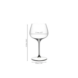 Riedel Chardonnay/Gin Tonic - Crystal Glass - 21,979oz (full) - Set of 2-6424/97 - Grape At White Wine Glass, Dishwasher Safe
