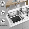 ARCPNRT Spülbeckeneinlage, 2 Stück Abtropfmatte, 31 x 26cm Sink Mat