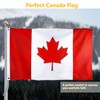 Fidqiog 3x5 Ft Canadian Flags, Screen Printed Maple Leaf Large
