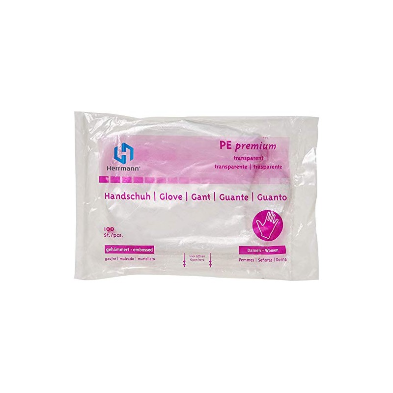 Polyethylene Gloves Transparent (Pack of 100) Diesel Gloves Disposable Gloves