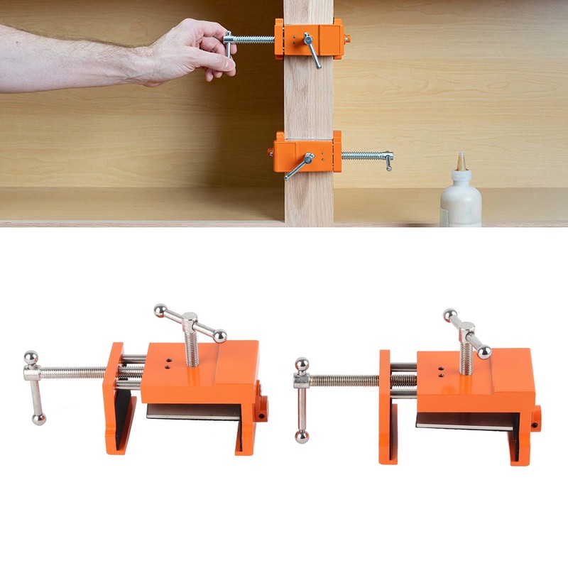 2pcs Cabinet Claw Professional Metal Cabinetry Clamp with Hex Wrench