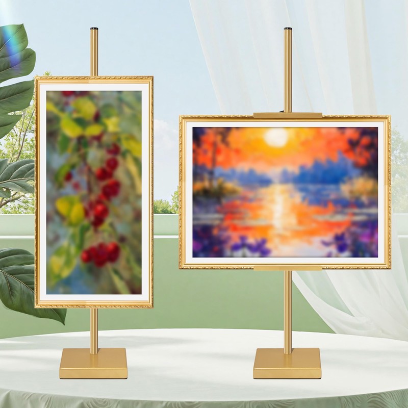 GRETJOB Adjustable Tabletop Easel Stand, 29" Picture Easels for Display