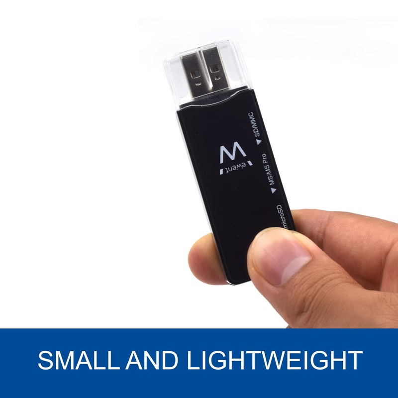 Ewent EW1049 USB Flash Drive, Micro SD Reader, USB 2.0