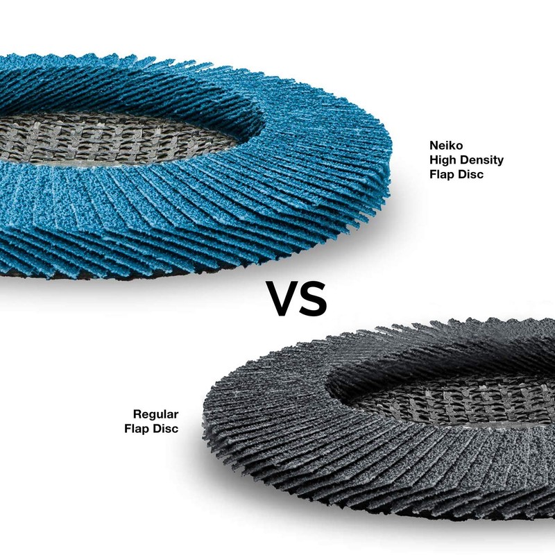 NEIKO 11258A 10 Pack Jumbo Zirconia Flap Discs 4-1/2 for