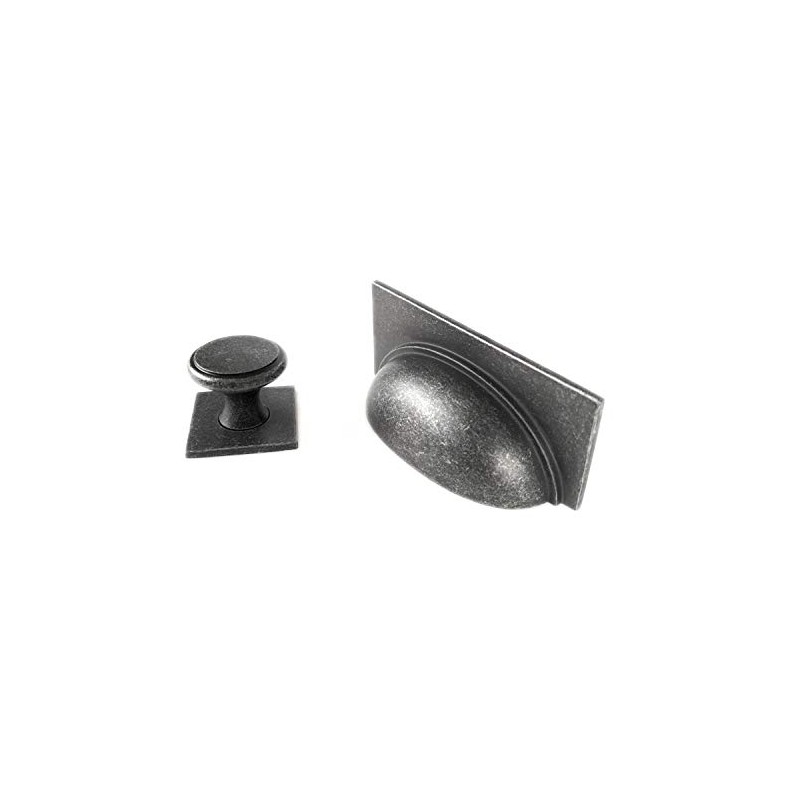 French Furniture Fittings Set of 4 Cup Handles for Drawers,