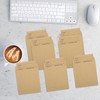 100Pcs Vintage Library Pockets and Cards, Brown Library Check out