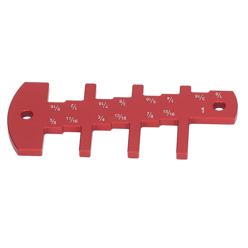 Step Depth Gauge for Table Saw Router Imperial Aluminum Alloy