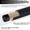 MENAITEK 3/4" x 10' Fuel Transfer Hose Three Protective Layers