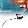 5pcs Summer Alarm ABS 12V Continuous Tone Cable Active Piezo