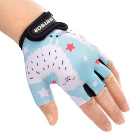 meteor Children's Cycling Gloves Bike Gel BMX Gloves Boys Cycling Gloves Girls Cycling Gloves - Hiking Cycling Gloves Children Women Cycling Gloves Kids Gloves Men