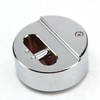 Identical key rekeyable shackle trailer hidden lock, concealed solid steel