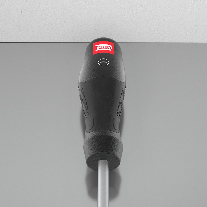 INBUS® 73790 Screwdriver Set 6-Piece, SL3-6.5 & PH1-2, with HybridTouch