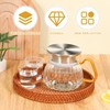 Housoutil Cold Water Jug Lid Replacement with Dual Pour Spouts