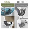 ASOBEAGE Deep Cleaner Toilet Brush: Silicone Toilet Brush with No-Slip