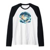 Cosmic Starlight Celestial Art Raglan Baseball Tee