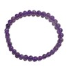 Amethyst Kugel-Armband | Edelstein Perlen-Armband | 6 mm lila Kristall