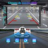 HIMICAR Autoestéreo para Carro de 7 Pulgadas con Pantalla Doble