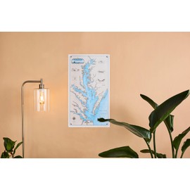 Sealake Products The Original Chesapeake Bay Chart: Harve De Grace to Norfolk (Paper)